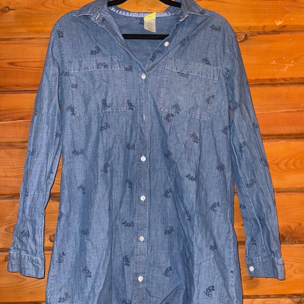 women’s denim disney dress